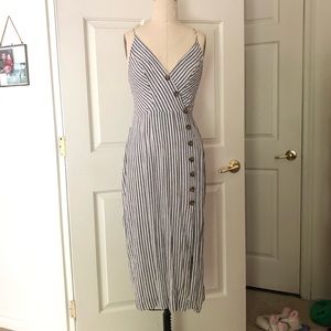 Urban Outfitters Striped Button Up Dress